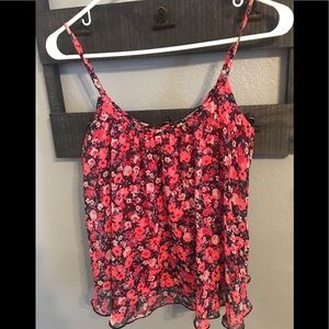 Express Flowery and Flowy Blouse